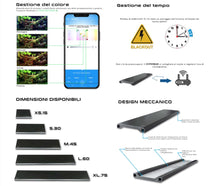 Load image into Gallery viewer, SKYLIGHT HYPERBAR è una serie di luci per terrari dal design innovativo. Installate l'app SL Control, impostate un programma giornaliero e godetevi il vostro terrario. Stile montano, naturale, colorato o foresta: con la lampada HYPERBAR non dovrete preoccuparvi a cercare lo spettro di emissione giusto per il vostro terrario.