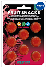 Load image into Gallery viewer, I Repto Fruit Snacks sono l'alimento ideale per animali che in natura si nutrono di nettare o frutta. Perfetti per una vasta gamma di rettili, uccelli esotici e insetti tropicali, questi snack offrono una fonte gustosa e nutriente di energia. Disponibili in 4 gusti irresistibili e in un pratico mix pack, sono pensati per soddisfare anche i palati più esigenti.