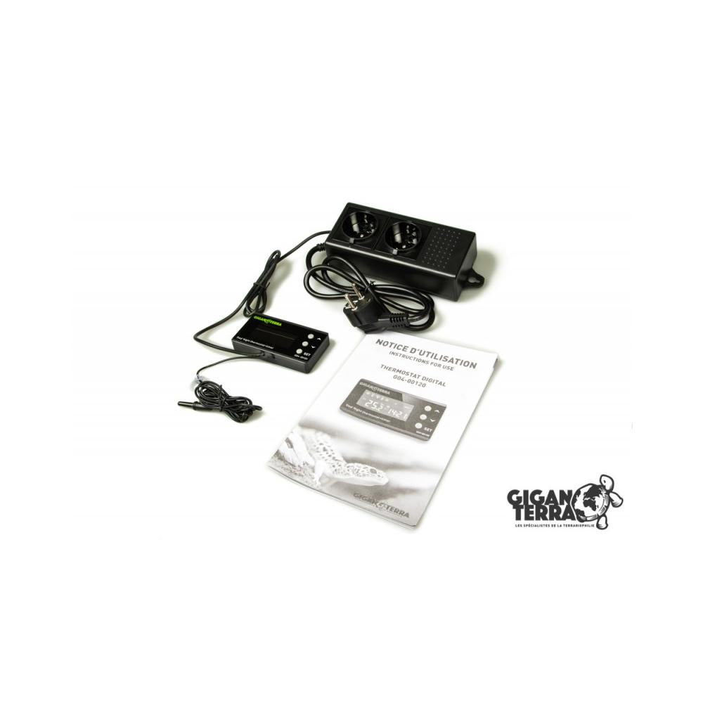 Termostato E Igrostato Digitale Giorno/Notte Per Terrario - Con Display Esterno, Controllo Automatico Temperatura E Umidità