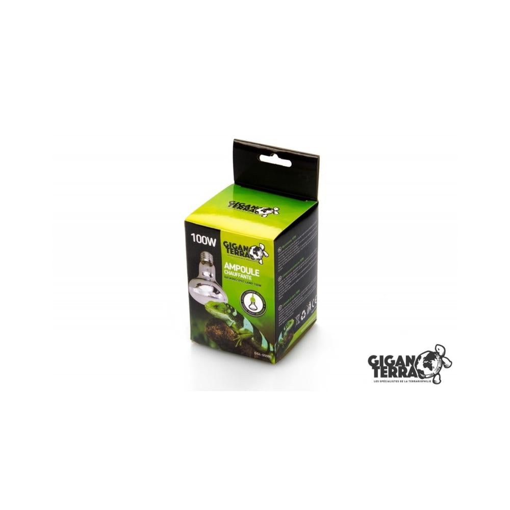 Lampada riscaldante UVA permette di creare un punto localizzato di calore, simulando la luce del sole.
Per ottenere un ciclo giorno/notte essenziale per tutti gli animali, si consiglia di utilizzare un programmatore/timer.
Attenzione, è necessario utilizzare un portalampada E27 in ceramica per queste lampade.
Al fine di evitare rischi di ustioni, assicuratevi che il vostro animale non possa entrare in contatto con la lampada.